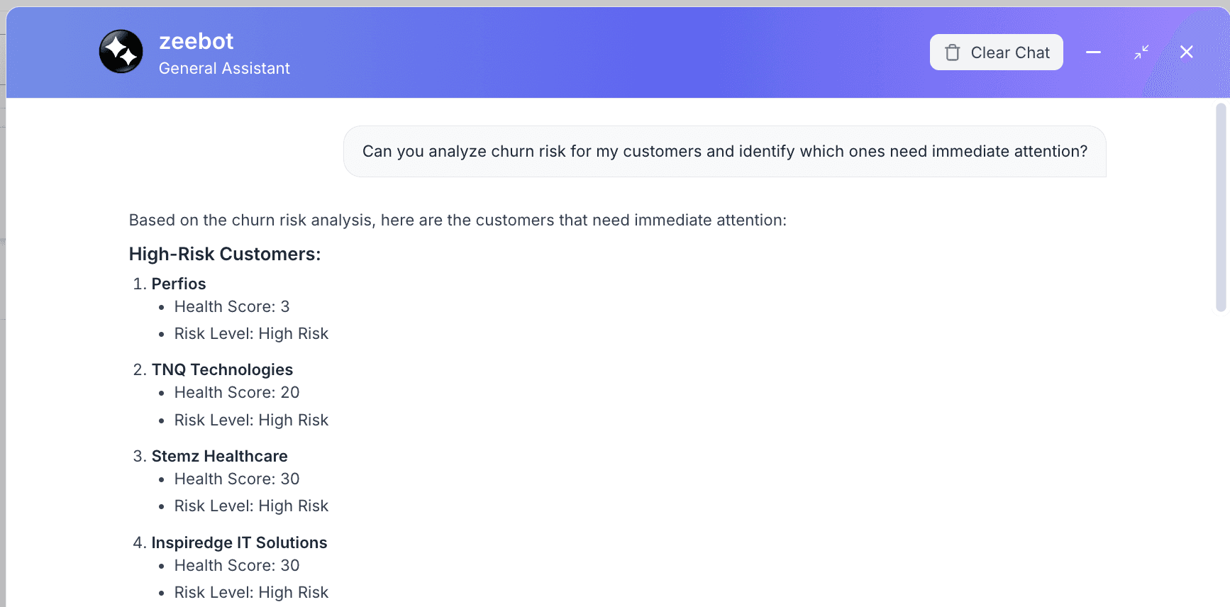 Universal Chat with ZeeBot